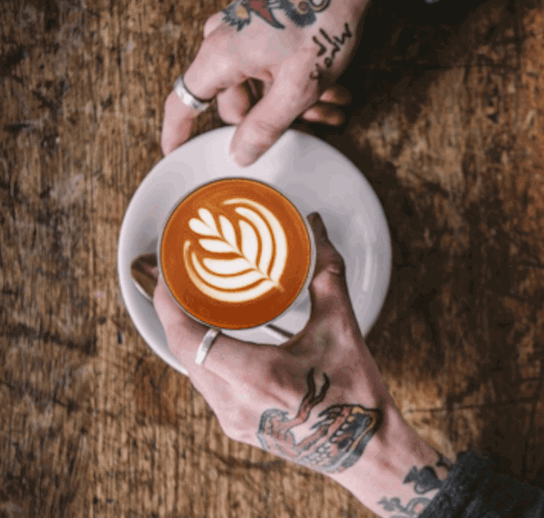 Coffee hands